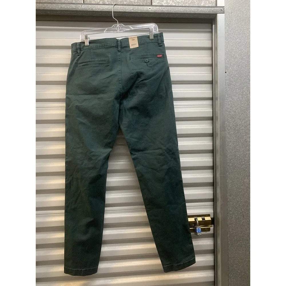 NWT Levi's XX Chino Standard Taper Stretch Green Pants 32 x 34